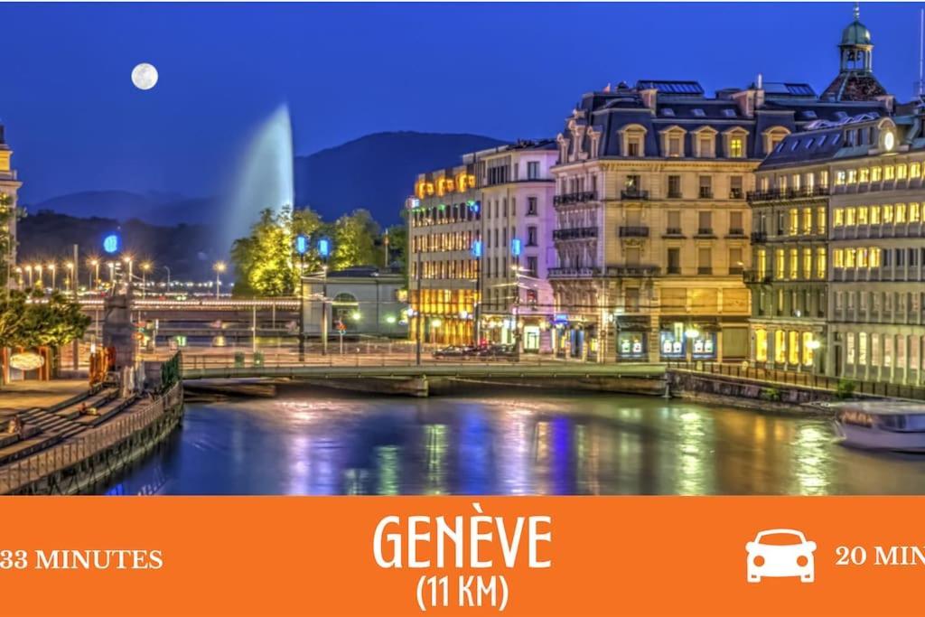 Zenbnb / Tournelles / Jardin Prive / Hyper-Centre Annemasse Εξωτερικό φωτογραφία